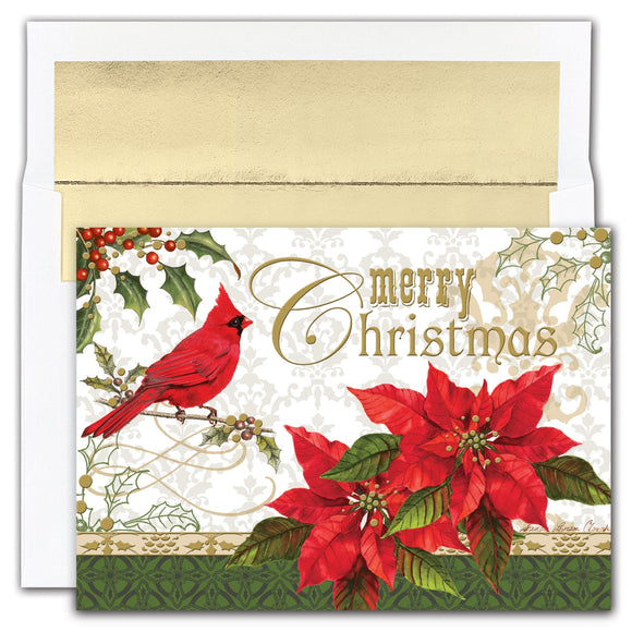Merry Christmas Cardinal Boxed Holiday Cards