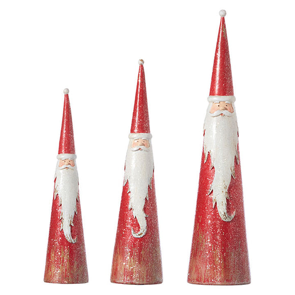 Cone Santa - Set of 3
