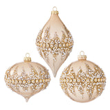 4" Beaded Ornament - 3 Style Available