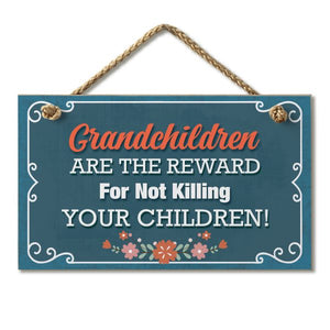 Hanging Sign - Grandchildren