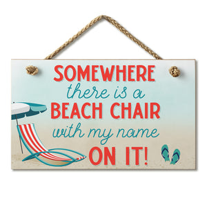 Hanging Sign - Beach Chair