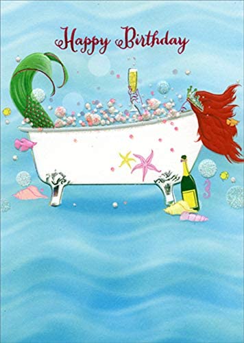 Card - AP/Birthday - Mermaid Bubble Bath