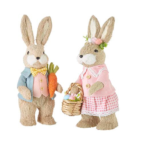 Bunny with Carrot or Basket - 2 Styles Available