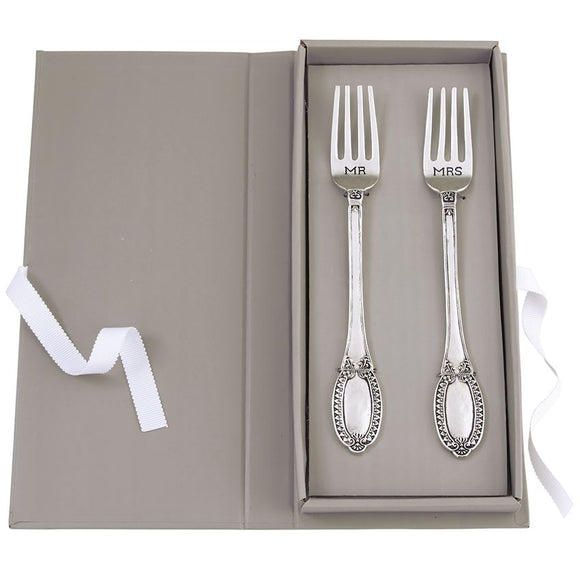 Mr. & Mrs. Wedding Fork Set
