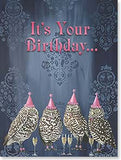 Card - LT/Birthday Card: Owl drink to that! Cheers for a very Happy Birthday!