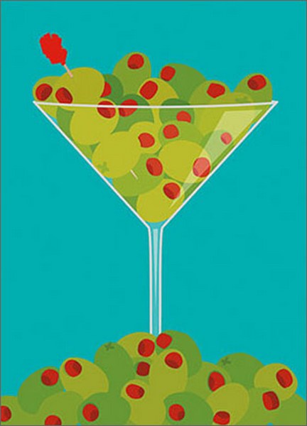 Card - AP/Birthday: Dirty Martini