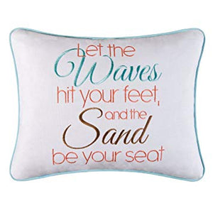 Let the Waves hit your feet... Pillow