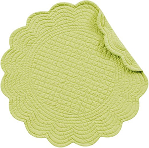 Solid Round Placemat - Assorted Colors Available