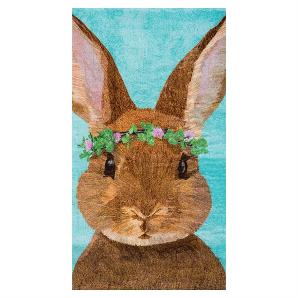 Clover Bunny - Flour Sack Kitchen Towel