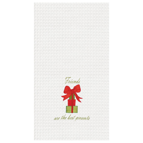 Friends Are Best Presents - Waffle Kitchen Towel