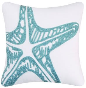 Starfish Rice Stitch Pillow