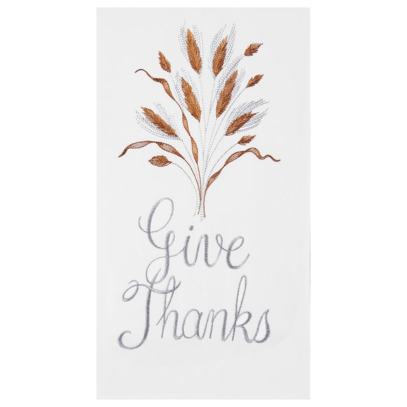 Give Thanks - Flour Sack Kitchen Towel