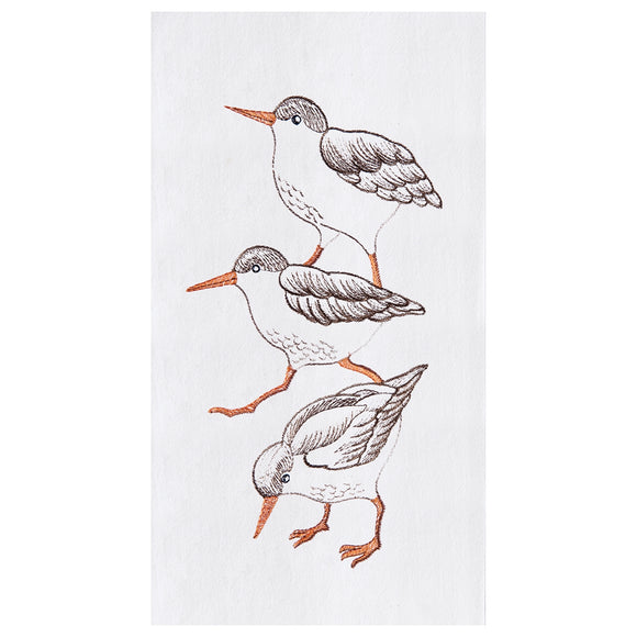 Sand Pipers - Flour Sack Kitchen Towel