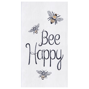 Bee Happy - Flour Sack Kitchen Towel