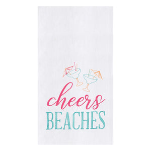 Cheers Beaches - Flour Sack Kitchen Towel