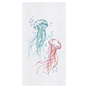 Jellyfish Bubbles - Flour Sack Kitchen Towel