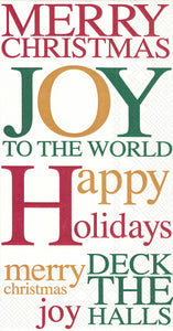 Joy To The World Guest Napkin