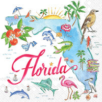 Florida State Collection Cocktail Napkin