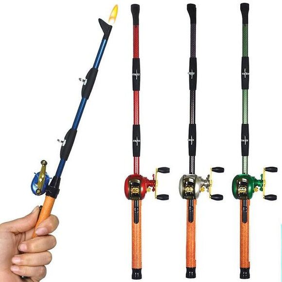 Bait Cast Fishing Pole Lighter - Assorted Colors Available – GYFTZ