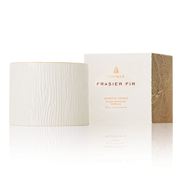 Frasier Fir Gilded Ceramic Petite Poured Candle