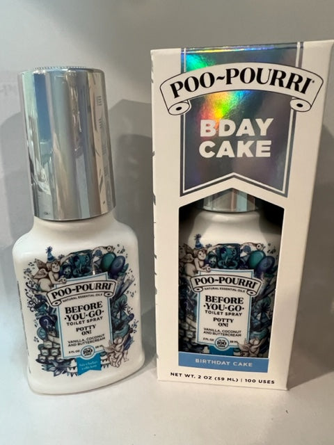 Poo-Pourri Before You Go Toilet Spray - Potty On! Birthday Cake – GYFTZ
