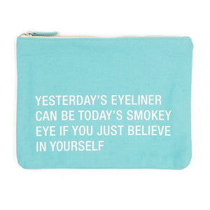 Yesterday’s Eyeliner Cosmetic Pouch