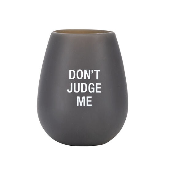 Don't Judge Me Silicone Wine Cup