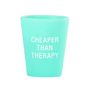 Cheaper Than Therapy Silicone Shot Glass