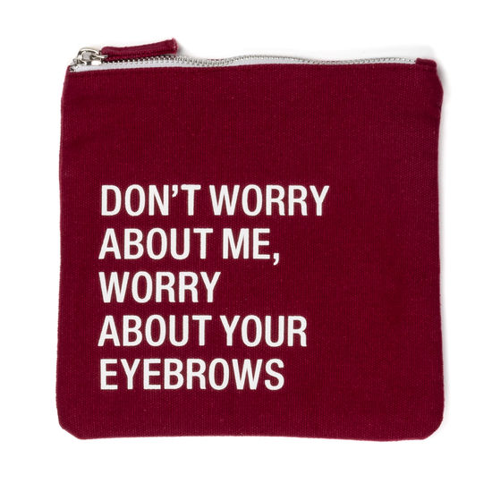 Don’t Worry Square Cosmetic Pouch