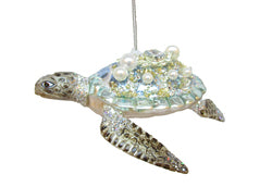 Jeweled Pastel Turtle Ornament