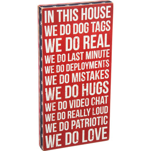 Box Sign - We Do Dog Tags