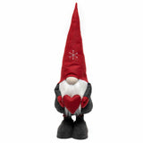 Gnome with Snowflake Hat, Heart and Telescoping Legs - 2 Assorted
