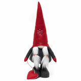 Gnome with Snowflake Hat, Heart and Telescoping Legs - 2 Assorted