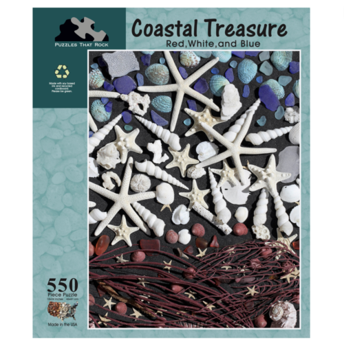 Coastal Treasure - Red, White, and Blue