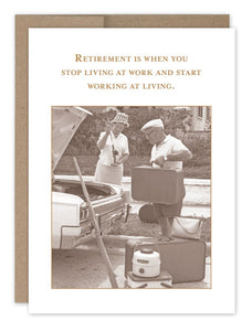 Card - SM/Retirement - Working at Living