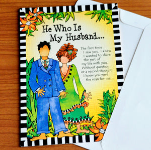 Card - Suzy Toronto/Husband: He Who Is My Husband
