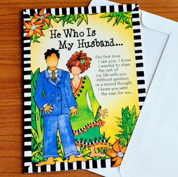 Card - Suzy Toronto/Husband: He Who Is My Husband