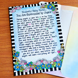 Card - Suzy Toronto/Positive Message: You are surrounded by Angels