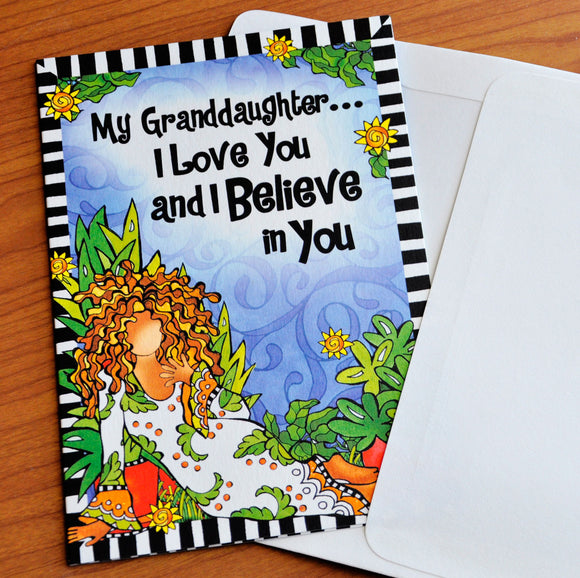 Card - Suzy Toronto/Granddaughter: I Love and I Believe in You