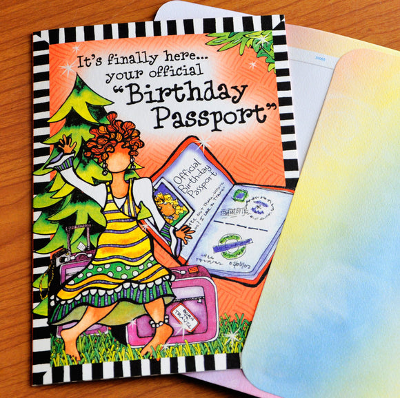 Card - Suzy Toronto/Birthday: Birthday Passport