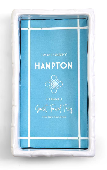 Hampton Faux Bamboo Fretwork Guest Towel Holder