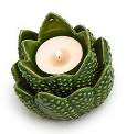 Hand-Crafted Succulent Tealight Candle Holders - Assorted Designs Available