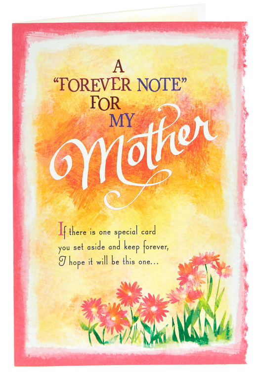 Card - Blue Mountain/Mom: A Forever Note for My Mother