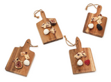 Individual Charcuterie Boards - Set of 4