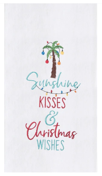 Sunshine Kisses & Christmas Wishes Flour Sack - Kitchen Towel