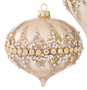 4" Beaded Ornament - 3 Style Available