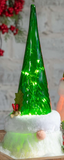 Lighted Santa Gnome Head LED 12.5"  - 2 Colors Available