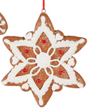 Snowflake Gingerbread Ornament - 2 Styles Available