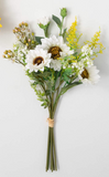 Yellow & White Sunflower Bush - 2 Colors Available