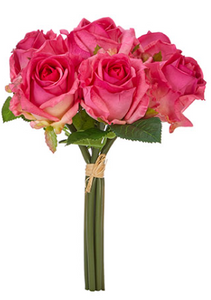 Real Touch Rose Bundle 12"